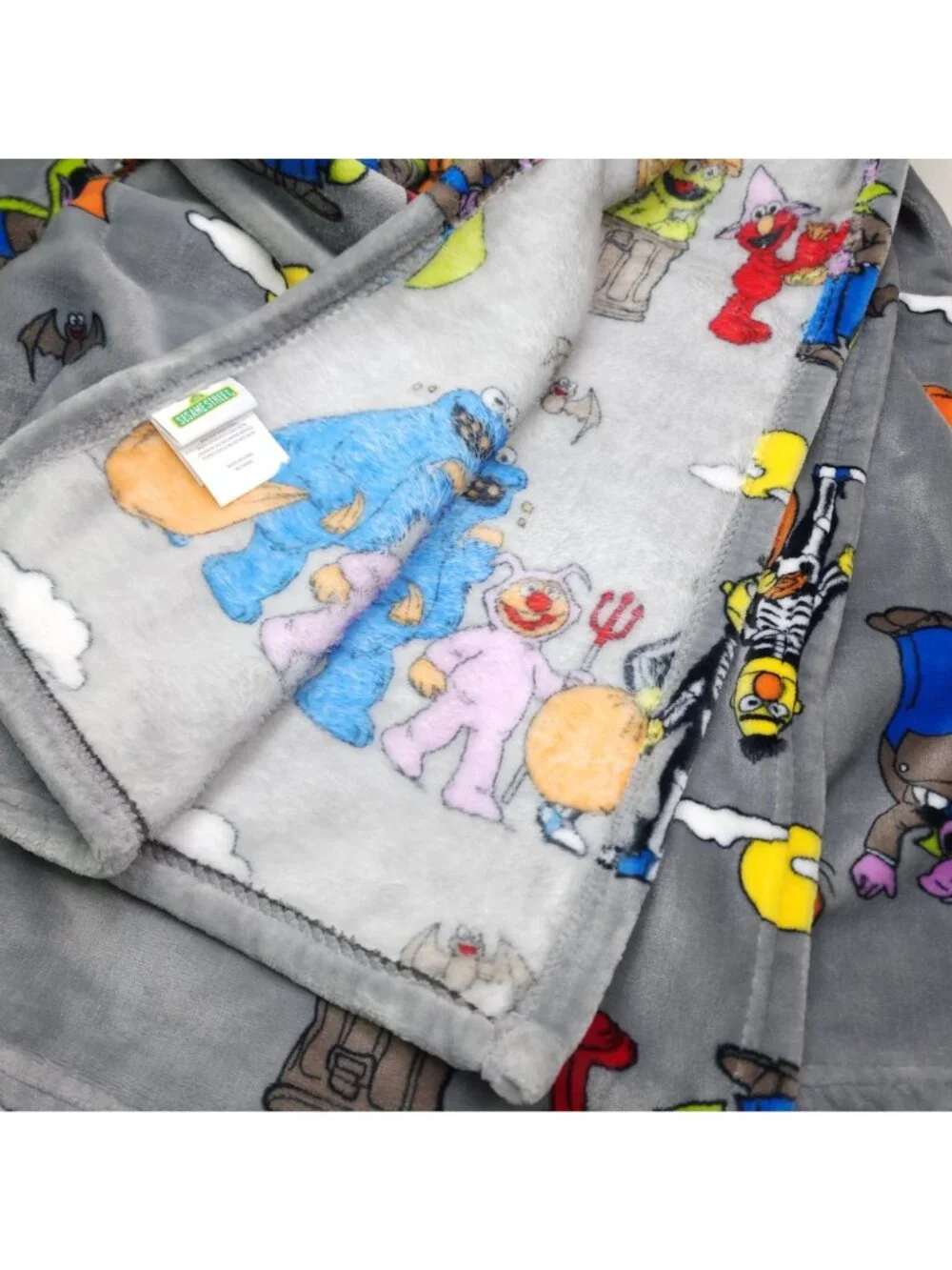 Sesame Street Halloween Decorative Throw Blanket 60